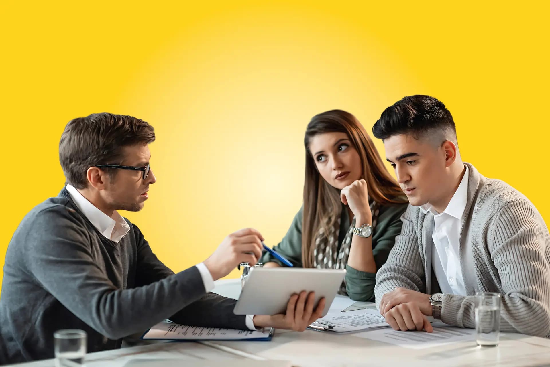 Bumppd strategists talking through a marketing plan with a client